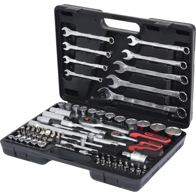 Saisonangebot KS TOOLS 1/4"+1/2" Steckschlüssel-Satz 82tlg. - 911.0682