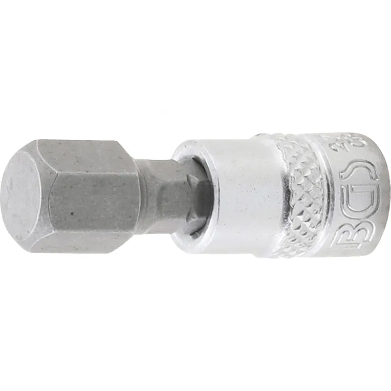 Kostenfreie Lieferung BGS Bit-Einsatz Antrieb Innenvierkant 6,3 mm (1/4") Innensechskant 3/8" - 2748