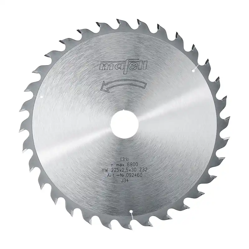 mafell Sägeblatt-HM 225 x 1,8/2,5 x 30 mm, Z 32, WZ, für universellen Einsatz - 92460 Preisreduziert