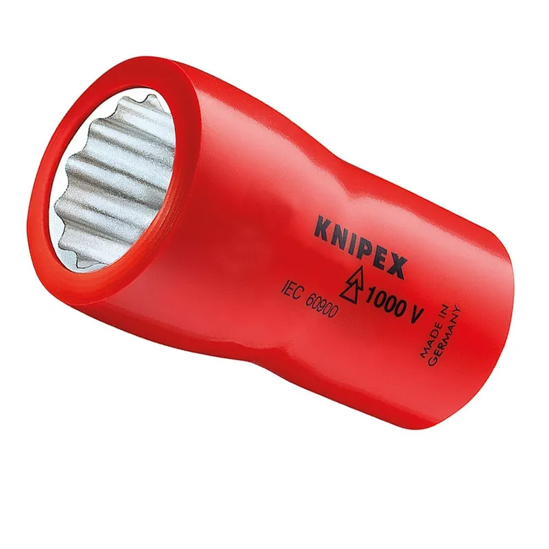 Günstig Knipex 1x Steckschlüsseleinsatz für Sechskantschrauben 3/8" - 98375/8"