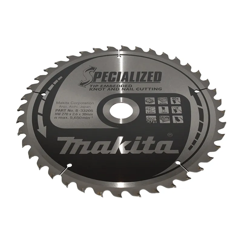 Nur Heute Makita SPECIALIZED Sägeblatt 270x30x40Z - B-33205