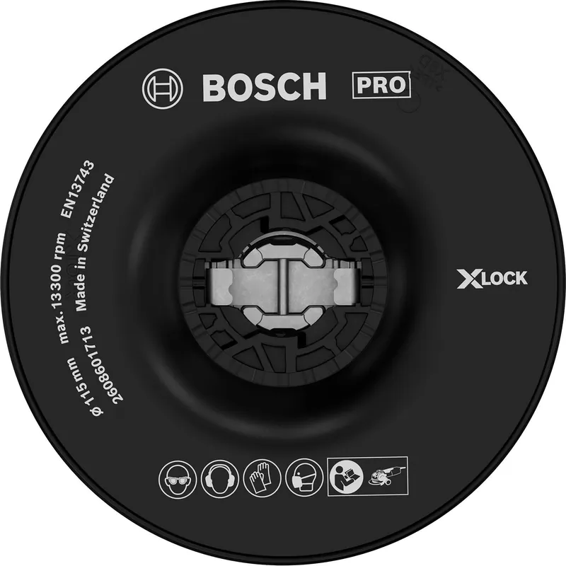 Neue Kollektion Bosch PRO Backing Pad X-Lock hart 115 mm hart - 2608601713