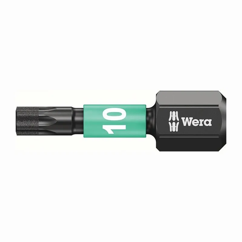 1x Wera Bit IMPAKTOR DC T10 Länge 25 mm 1/4" C6,3 - 5057628001 Beliebt