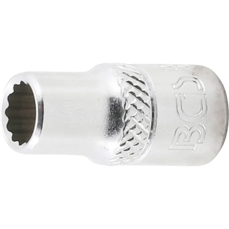 BGS Steckschlüssel-Einsatz Zwölfkant Antrieb Innenvierkant 6,3 mm (1/4") SW 1/4" - 10873 Preisknaller