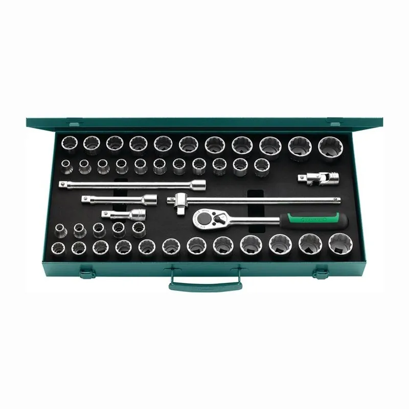 Stahlwille Steckschlüsselsatz 50Ma/39/6 N 45tlg. 1/2″ SW 10-13 mm 3/8-1 1/4″ Anzahl Zähne 36 12-kant - 96030140 Nur Heute