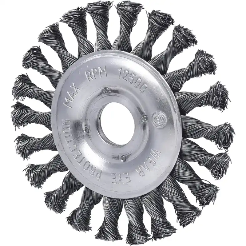 Heißes Angebot KS TOOLS Stahldrahtrundbürste 0,5 mm Ø 125 mm - 340.0043