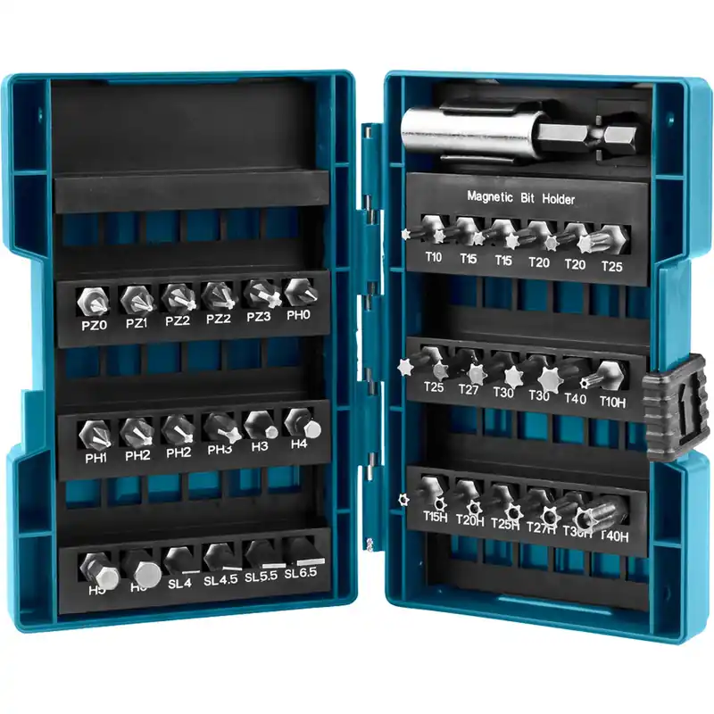 Begrenztes Angebot Makita 10x B-28606 Bit-Box Schrauberbit-Set 37tlg. - B-28606-10