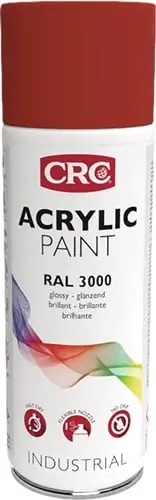Expressversand CRC Farbschutzlackspray ACRYLIC PAINT feuerrot glänzend RAL 3000 400 ml Spraydose - 11678-AA