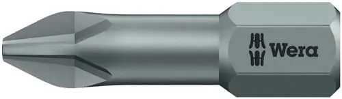 Kracherpreis Wera Bit 851/1 TZ 1/4″ PH 1 Länge 25 mm Torsionszone zähhart - 5056505001