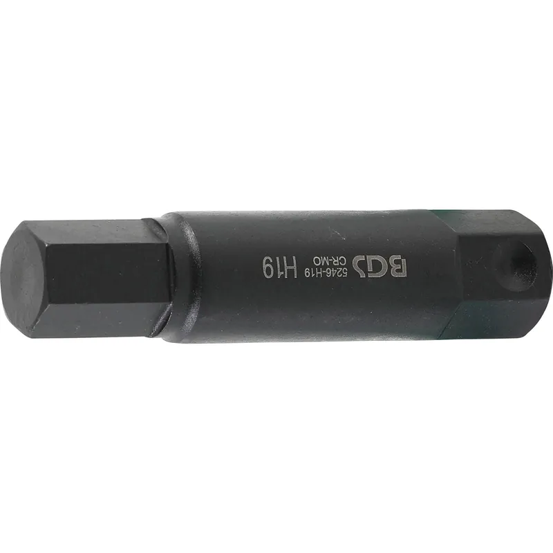 Preisknaller BGS Bit Länge 100 mm Antrieb Außensechskant 22 mm Innensechskant 19 mm - 5246-H19