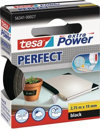 Kracherpreis Tesa Gewebeband extra Power 56341 schwarz - 56341-00027-03