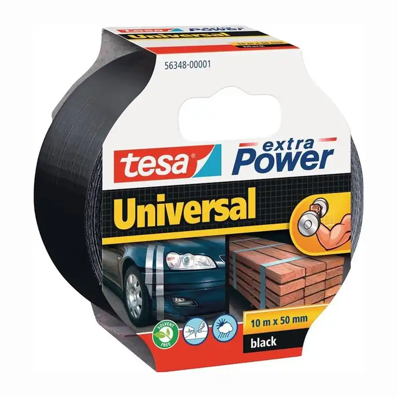 Tesa Gewebeband extra Power 56348 schwarz - 56348-00001-05 Garantierte Lieferung