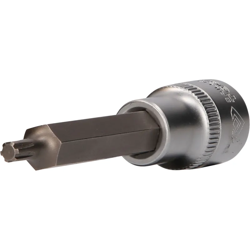 BRILLIANT TOOLS 1/2" RIBE-Bit-Stecknuss 100 mm lang M5 - BT022730 Preiswert