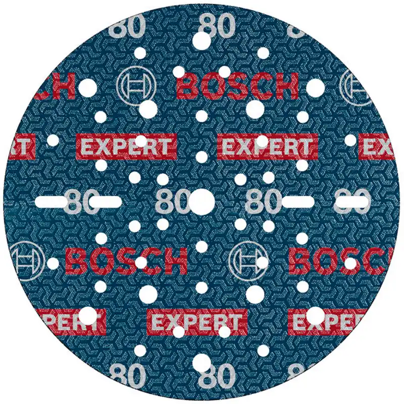 Bestpreis Bosch EXPERT O780 Folienschleifscheibe 150 mm K80 50 Stück - 2608902458