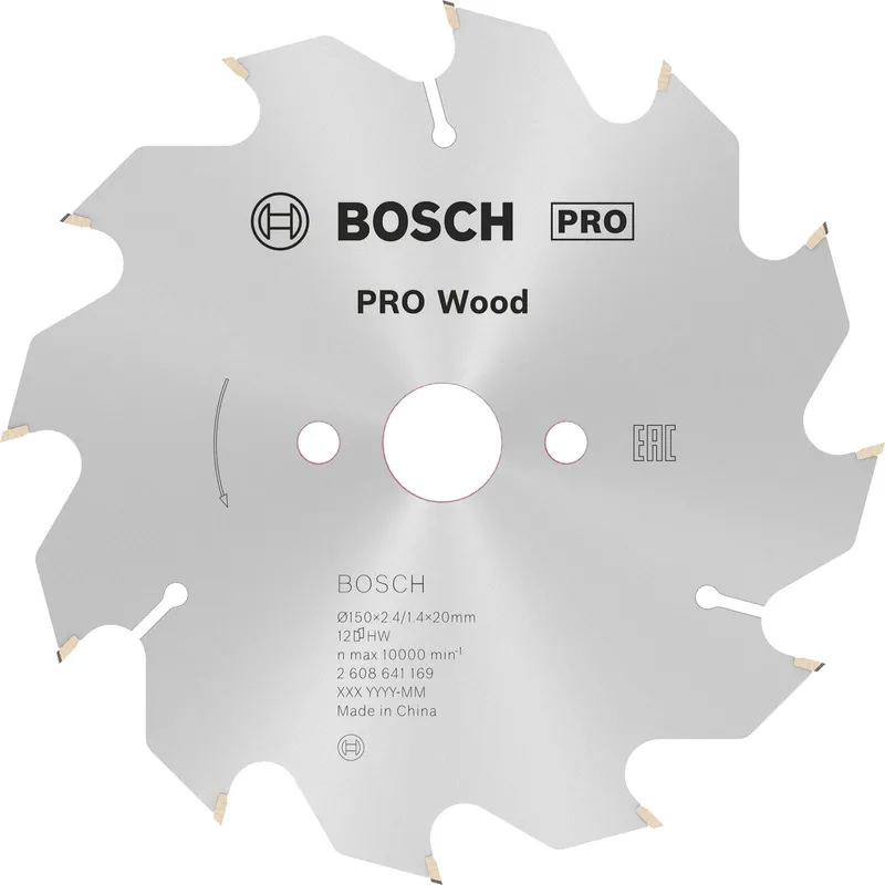 Top-Angebot Bosch PRO Wood Kreissägeblatt 150 x 2,4 x 20 mm - 2608641169