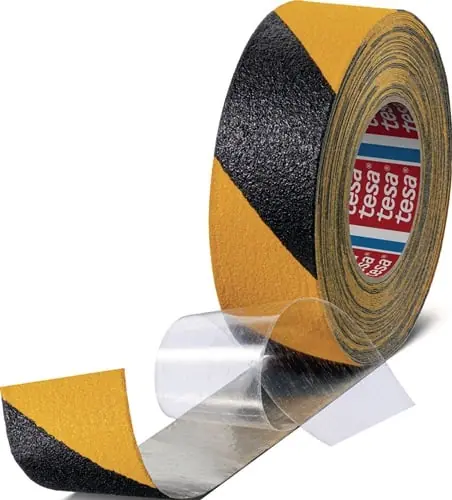 TESA Antirutschklebeband extrem flexibel 60955 schwarz/gelb 18 m x 50 mm - 60955-00000-02 Heißes Angebot
