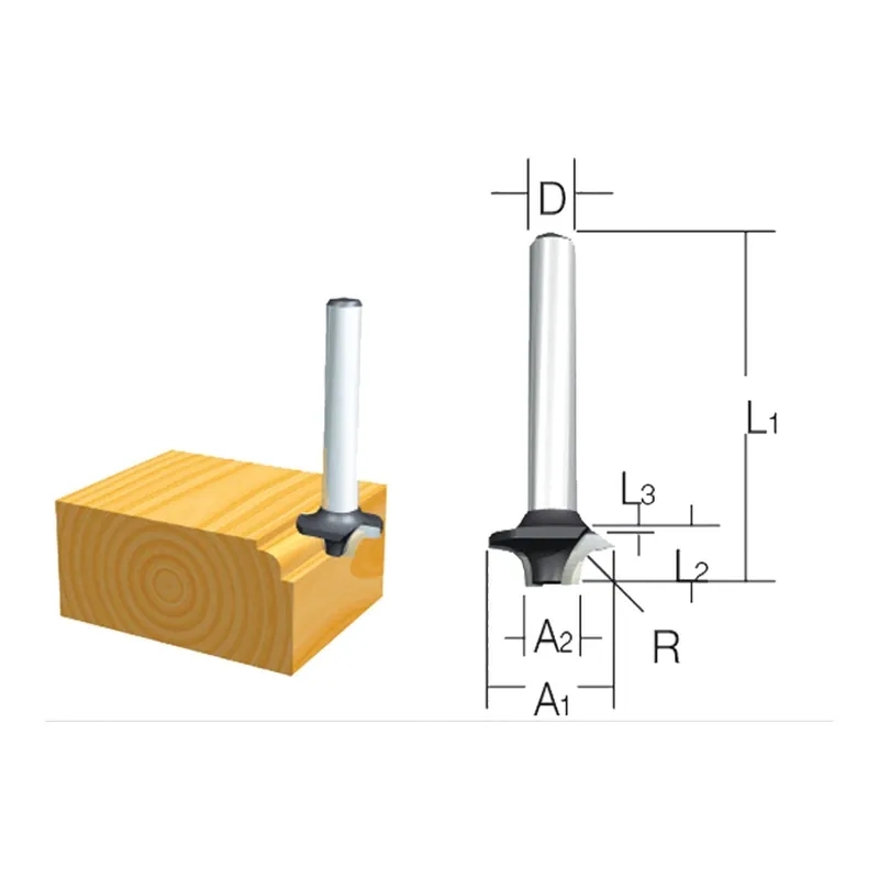 Makita Fräser Rundkanten 6 mm - D-09357 Nur Heute