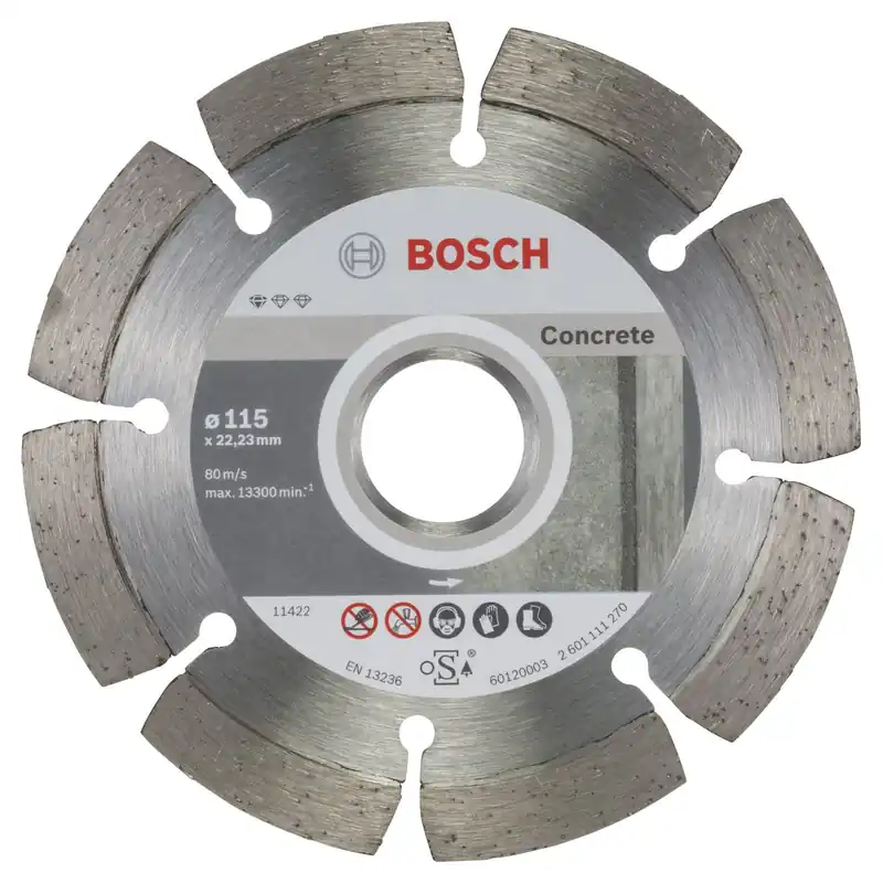 Bosch 10x Diamanttrennscheibe Standard for Concrete, 115 x 22,23 x 1,6 x 10 mm -2608603239 Jetzt Bestellen