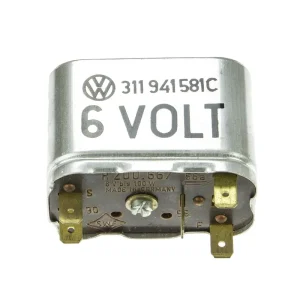 6 Volt Relais für Abblendlicht und Lichthupe, für verschiedene Modelle (09/57 bis 07/71) Echt