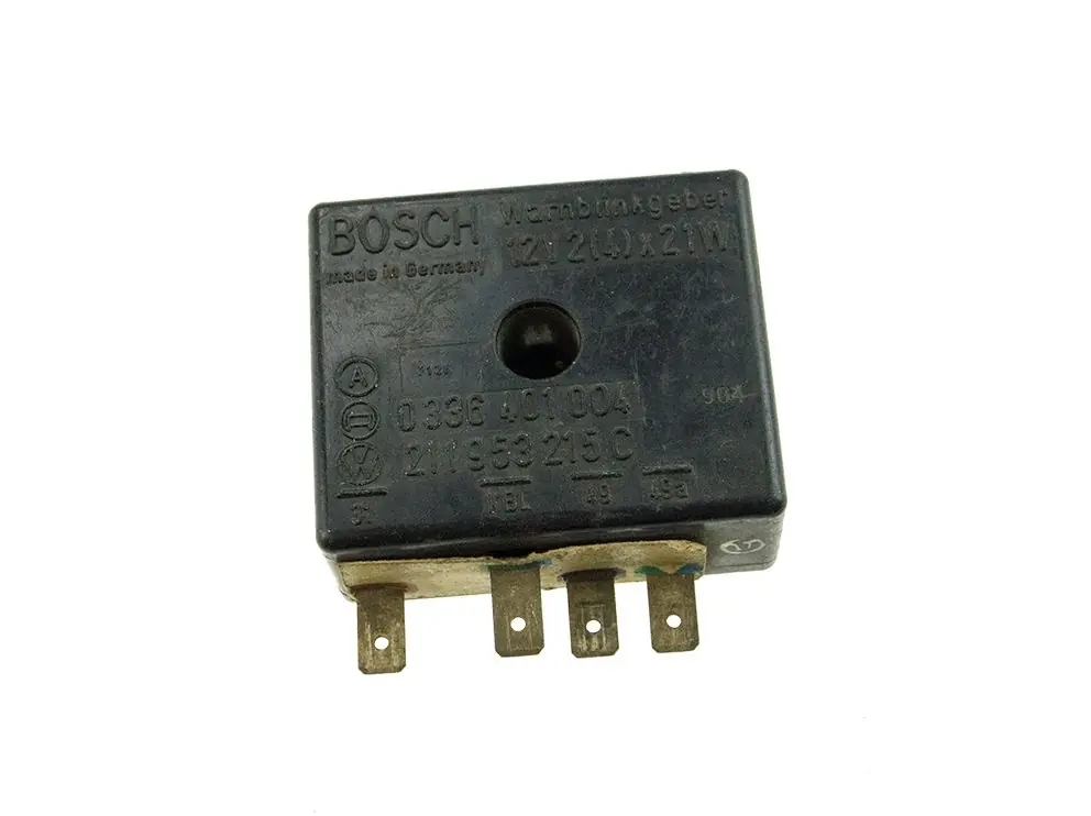 12 Volt Blink- und Warnblinklichtrelais, 4x21W, gebraucht, passend ab 08/68 Wochenendangebot