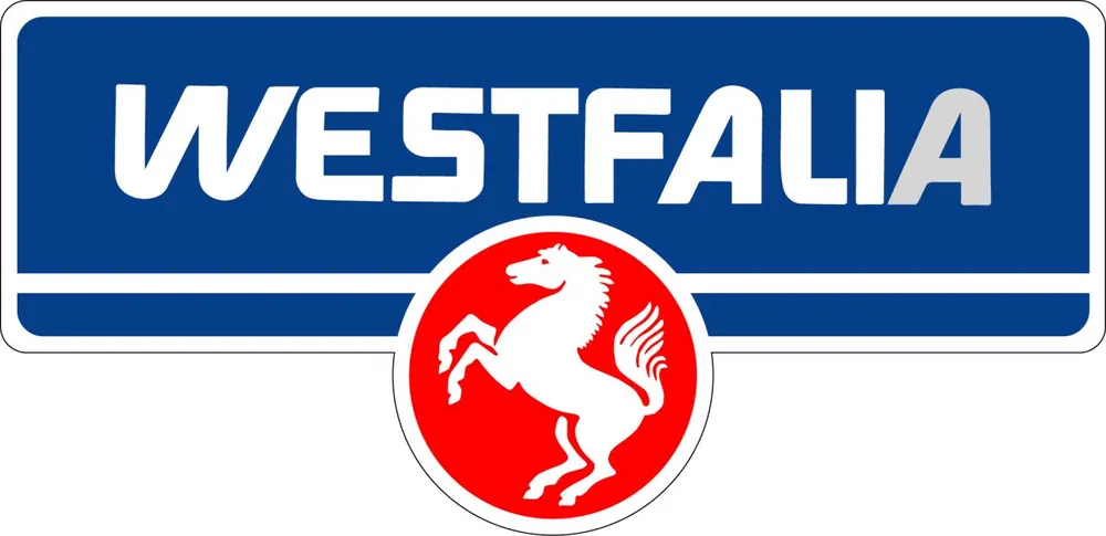 Markenprodukt Aufkleber "Westfalia" groß
