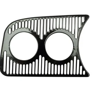 Armaturenbrettziergitter, links, 2 Löcher 52 mm, schwarz Bestseller