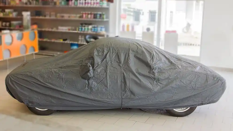 Car Cover "S", wasserdichte Abdeckung, passend für z.B. Käfer + Golf I + Karmann Ghia Ausverkauf